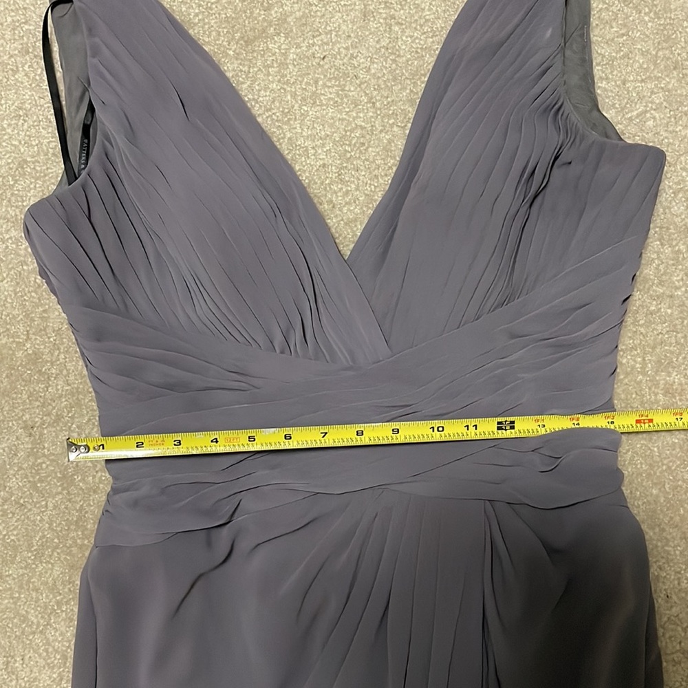 Watters & Watters Beautiful Gray Bridesmaid Dress, Size 15, Cups Sewed In - Picture 8 of 11